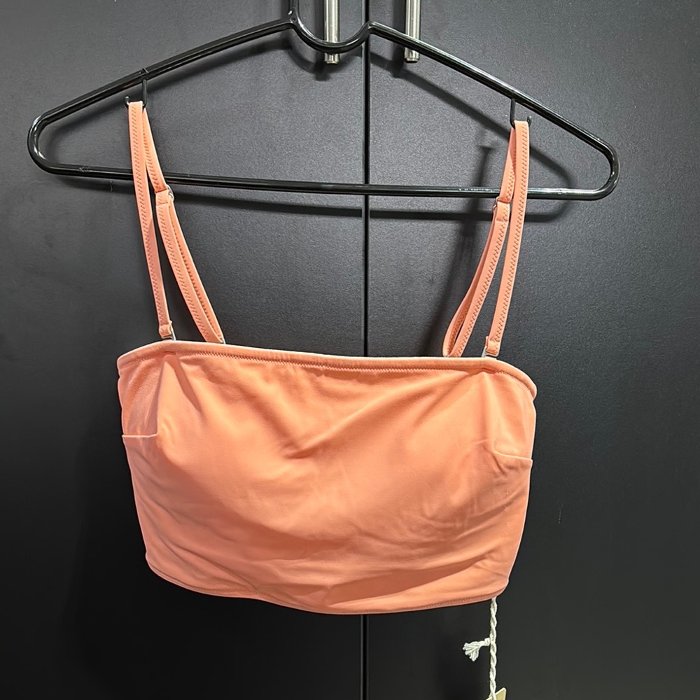 UpWest Convertible padded lined,adjustable strap,swim top,soft stretch crop